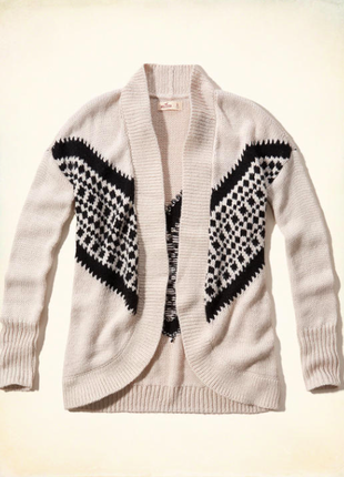 Новый шерстяной свитер кардиган фирмы hollister размер хs1 фото