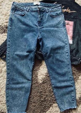 Легендарные мегабатальные джинсы скинни с бахрамой skinny plus size new look.6 фото