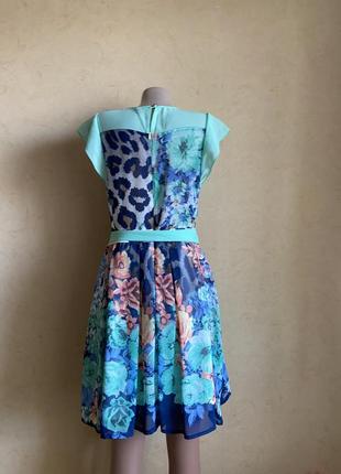 Красивое женское шифоновое летнее платья (сарафан)3 фото