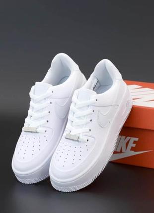 Кроссовки женские nike air force 1 sage white