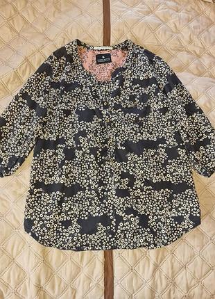 Maison scotch блуза цветочный принт свободная