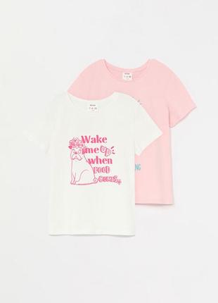 Новая футболка для девочки набор 4-5 лет lefties mango zara 1044 фото