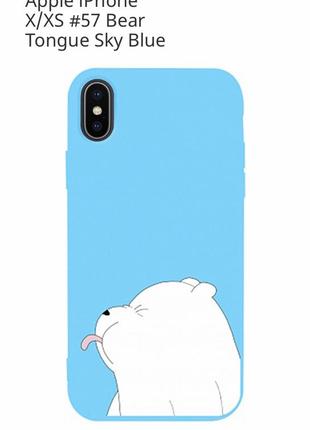 Силіконовий чохол для iphone x/xs