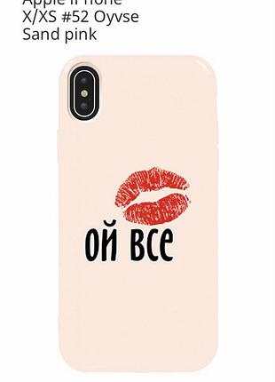 Силиконовый чехол для iphone x/xs