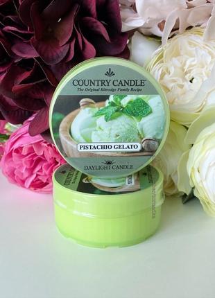 Ароматическая свеча country candle pistachio gelato