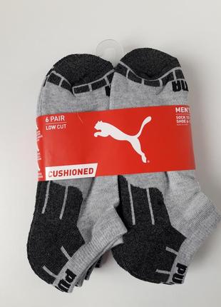 Комплект 6 шт. шкарпетки puma оригінал3 фото