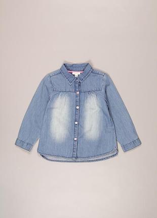 Джинсовая рубашка на девочку ovs