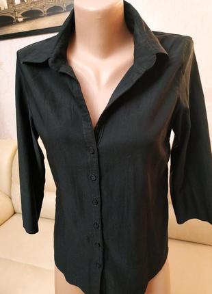 Натуральна стрейчева блузка блуза сорочка рубашка1 фото