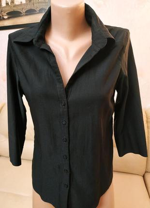 Натуральна стрейчева блузка блуза сорочка рубашка3 фото