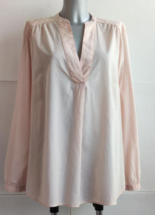 Сорочка h&m з натурального матеріалу персикового кольору