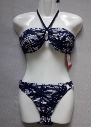 Суперовий роздільний купальник у тропічний принт riviera