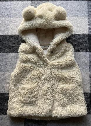 Меховая жилетка next