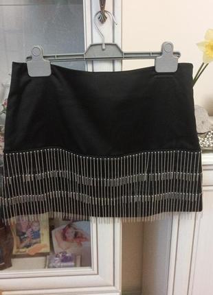 Юбка с бахромой