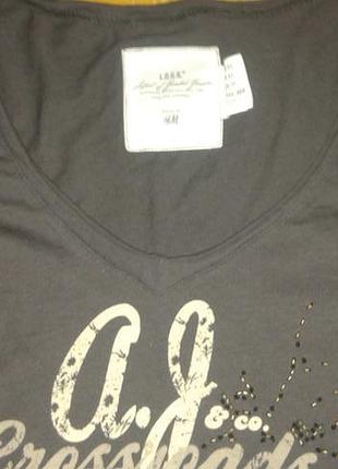 Стильна футболочка кольору хакі h&m, р. xs.