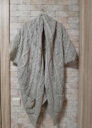 Кофта кардиган з шалевим коміром 4