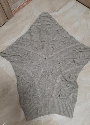 Кофта кардиган з шалевим коміром 8