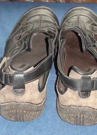 Josef seibel - кожаные сандалии, мокассины5 фото