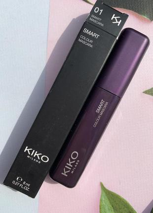 Фіолетова туш з ефектом панорамного обсягу kiko milano smart