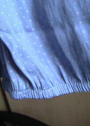 Ніжна блуза з тканої вставкою від tchibo (німеччина) розміри (44/46, 48/50 євро)8 фото
