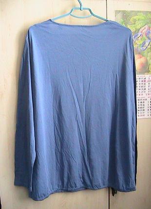 Ніжна блуза з тканої вставкою від tchibo (німеччина) розміри (44/46, 48/50 євро)10 фото