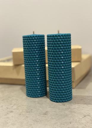 Набір свічок «blue»3 фото