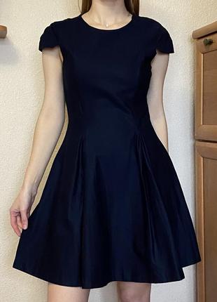 Темно-синя сукня zara