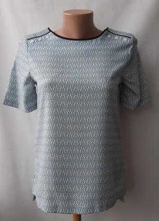 Блуза с короткими  рукавами marks & spencer, размер 6