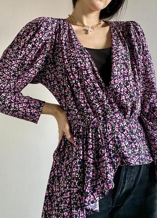Шикарна асиметрична блузка zara, нова1 фото