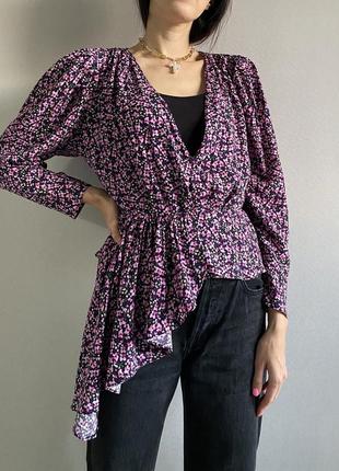 Шикарна асиметрична блузка zara, нова3 фото