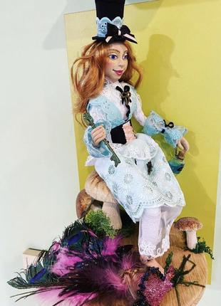 Авторская кукла алиса в стране чудес3 фото