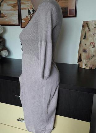 Нежное платье с люрексовой нитью2 фото