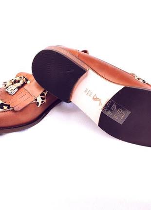 Туфлі жіночі лофери шкіряні коричневі joules locksley tan9 фото