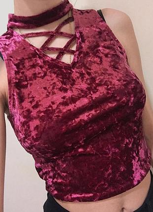 Оксамитовий топ