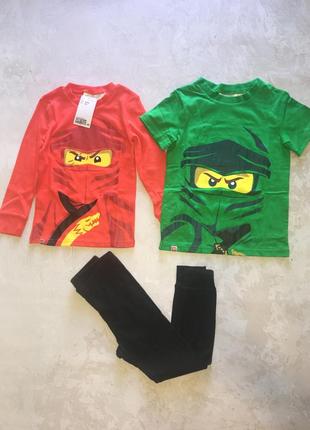 Нова піжама пижама ніндзяго ninjago лего lego нм хм hm 2 3 4 р 98 104 см4 фото