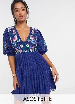 Великолепное платье вышиванка, вышитое платье asos, вышивка в цветы!