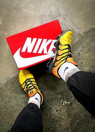 🖤💛nike vapormax plus sanset💛🖤кросовки мужские найки тн, чоловічі кросівки найк весна-осінь 5