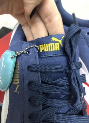 Трендовые замша оригинал кеды модные стильные puma кроссовки кроссы замш4 фото