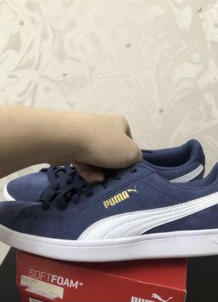 Трендовые замша оригинал кеды модные стильные puma кроссовки кроссы замш6 фото