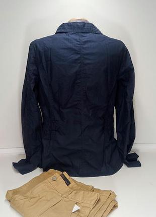 Легкий бавовняний піджак вітровка комір стійка c&a outerwear німеччина8 фото