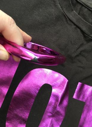 Яркий малиновый фиолетовый браслет бижутерия пластик7 фото