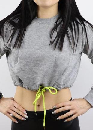 Свитшот (укороченный) na-kd франция! оригинал.