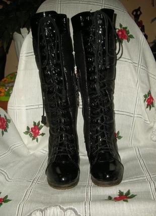 Сапоги супер!!!теплые,стильныер.38