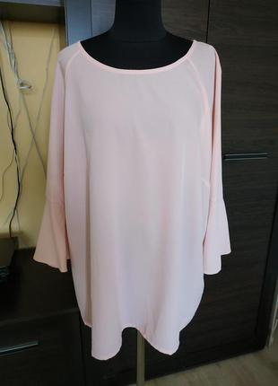 Красива блуза/блузка damart ніжно рожевого кольору р. 50-525 фото