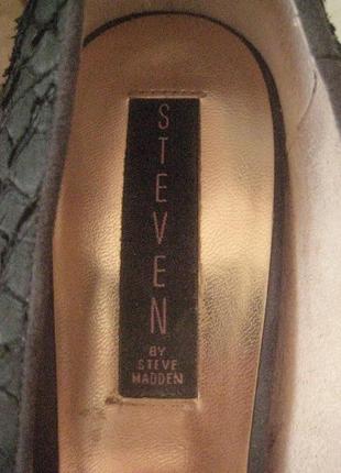 Steve madden туфли лодочки змеиный узор7 фото