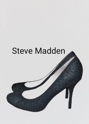 Steve madden туфли лодочки змеиный узор1 фото