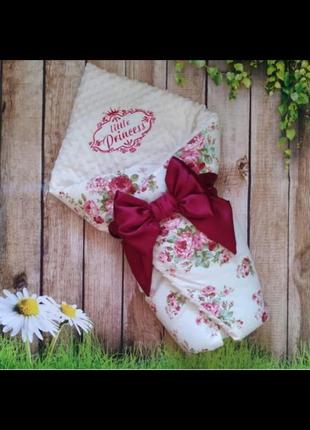 Конверт-одеяло для маленькой принцессы