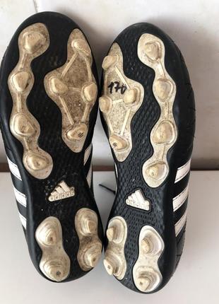 Футбольные бутсы копочки adidas р. 33, длина стопы 20 см, стелька 21см7 фото