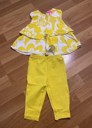 Красивенный костюмчик carter’s на 9 мес