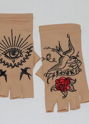 Митенки тату