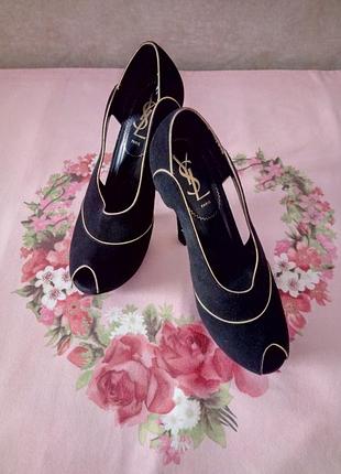 Туфли ysl yves saint laurent rive gauche